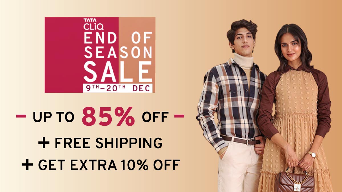 Tata Cliq End of Season Sale 2022 Tata Cliq Sale & Offers UPTO 85