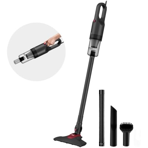 INALSA Vacuum Cleaner for Home Use|700W Motor & 14Kpa Suction|Hepa Filter for Deep Cleaning| 2-in-1 Handheld & Stick Vacuum Cleaner| Floor Cleaner Machine Clean Under Bed,Sofa & Pet Hairs (Ozoy Plus)
