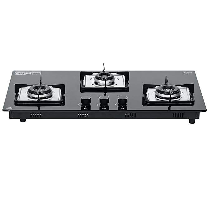 Galaxy Built-in Hob 3 Burner | Sabaf Italy Burners & Valves | Micro Switch Auto Ignition