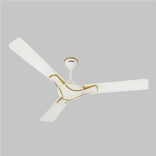 ACTIVA Corolla 1200 mm, 50 W,Energy Efficient Anti Dust Coating Ceiling fan  - Pearl Ivory