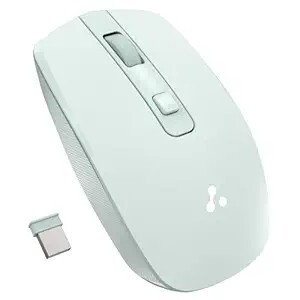 Ambrane Wireless Mouse with 2.4GHz (Sliq 3, Green)