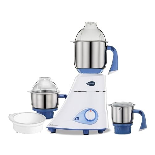 Preethi Diamond 750 Watt Mixer Grinder | 3 Jars & Flexi lid - White
