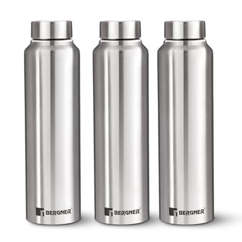 Bergner Walking Stainless Steel 3 Pcs (1000ml Each) 