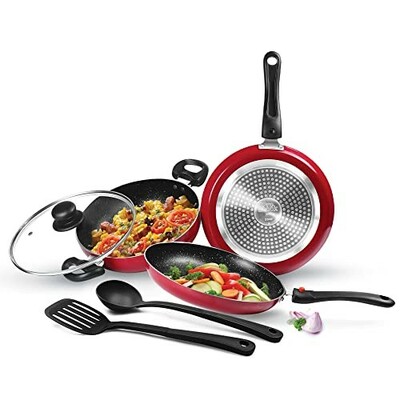 Milton Pro Cook Kitchen Jewel Set of 5 Non Stick Cookware
