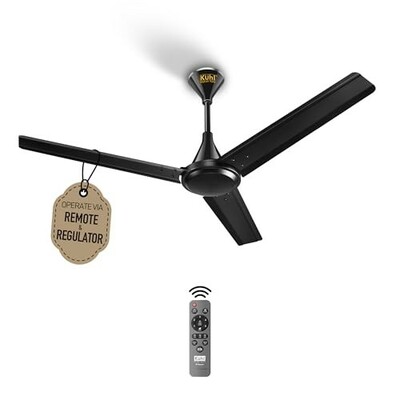 KUHL Fest B1 1200MM Power Saving BLDC Ceiling Fan | 28W | Black