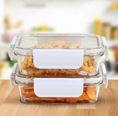 SoFresh Rectangular Containers 300ML (2pcs Set)