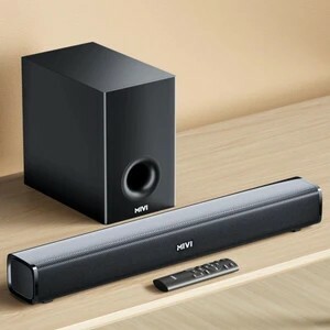 Mivi Fort H160 Soundbar, 160 Watts, 2.1 Channel, Multi-Input and EQ Modes