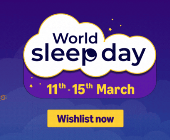 World sleep day - Min. 50% off Beds, mattresses & more + Instant Discount On HDFC Credit Card