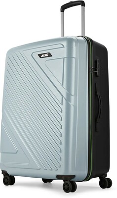 ALFA Large Check-in Suitcase (74 cm) 8 Wheels - RUNWAY - White