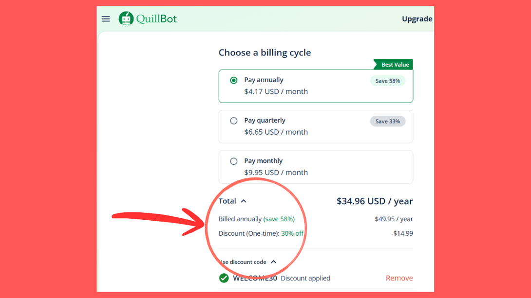 Quillbot promo Code and offers