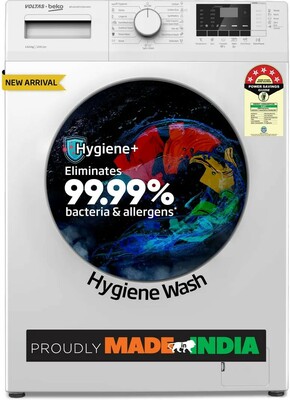 Voltas Beko 6 kg 5 Star Fully Automatic Front Load  White (WFL6012B7COUBAA/WWV)