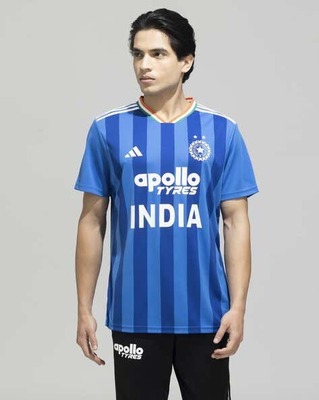 Adidas India T20 International Cricket T-Shirt 