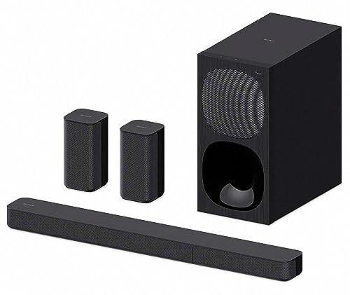 Sony HT-S20R Real 5.1ch Dolby Digital Soundbar for TV with subwoofer and Compact Rear Speakers, 5.1ch Home Theatre System (400W,Bluetooth & USB Connectivity, HDMI & Optical connectivity)