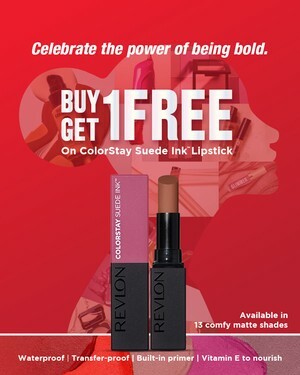 REVLON offers - BUY 1 GET 1 GREE Ink Lipstick | FREE LIP GLOSS purchase of 2000
