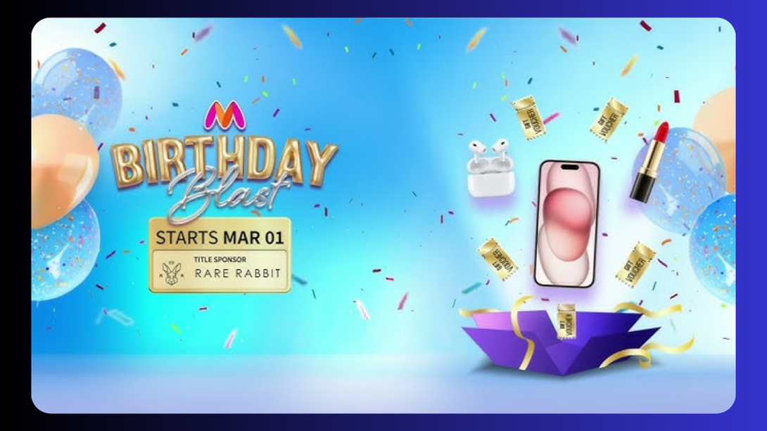 Myntra Birthday Blast Sale 2026 is Live! Ongoing Sale on Myntra Today (28th Feb onwards)