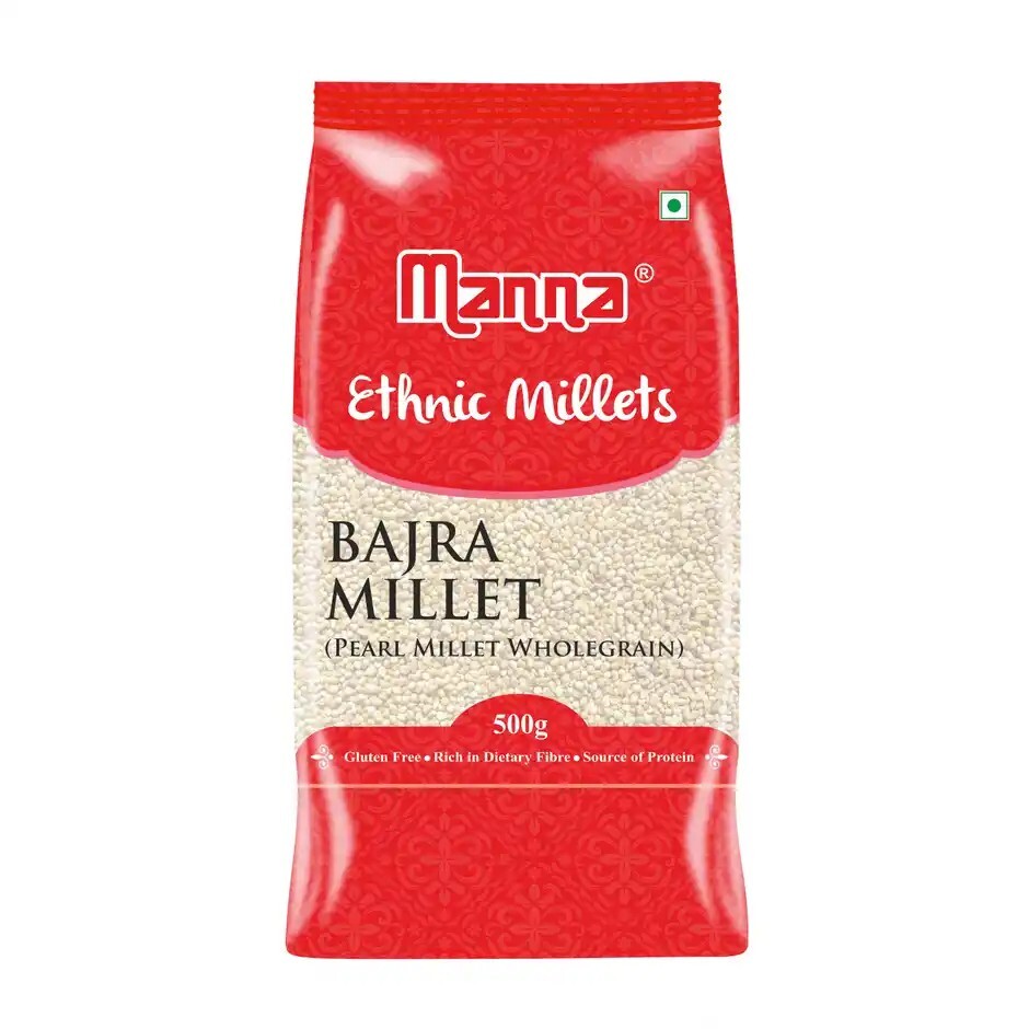 Zepto : Manna Bajra Millets 500 g (Location Specific)