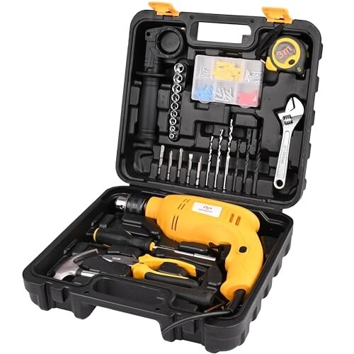 Asian Paints Corded Electric Professional Impact Drill Tool Kit