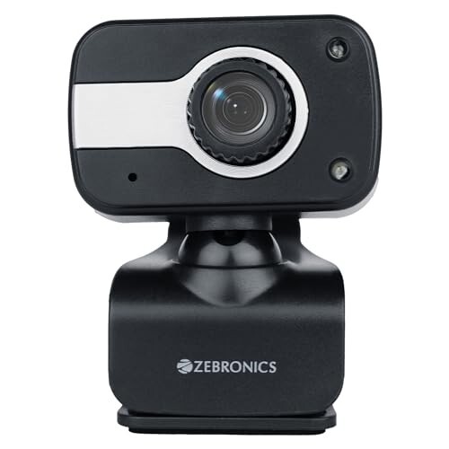 Zebronics Zeb-Crystal Clear Web Camera, 0.3 MP with USB 