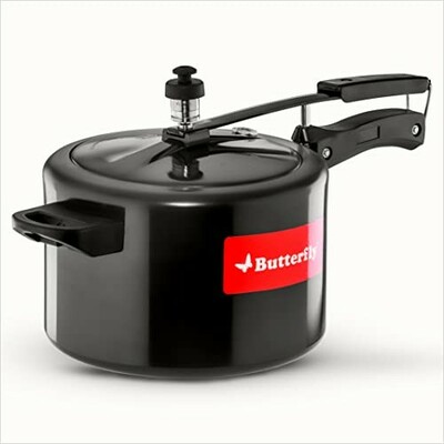 BUTTERFLY FRIENDLY HARD ANODISED INNER LID COOKER, IB 5LTR
