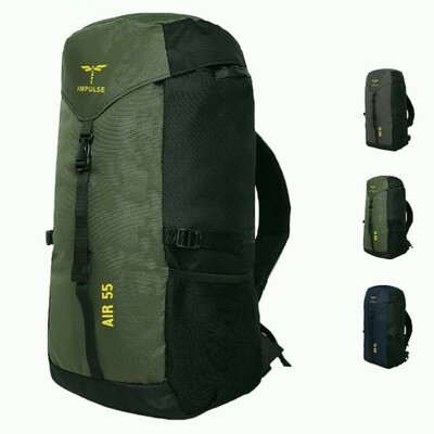 Impulse rucksack bags 60 litres travel bag for men tourist bag for travel backpack for hiking trekking Bag for men camping Queo with 1 Year Warranty