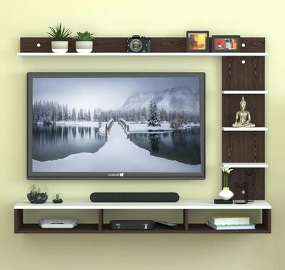 RADHACRAFT Engineered Wood TV Entertainment Unit 