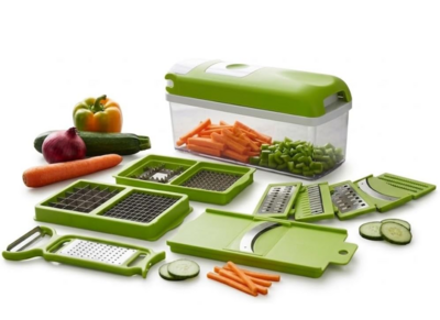 Bazaar : Kitchen Master Vegetable & Fruit Chopper with 2 Blades – Multi-Purpose Cutter