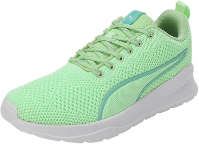 Puma Womens Lightstorm WNS Spring Fern-Mint-White Sneaker - 3 UK (39583202) 