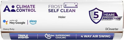 Haier 1 Ton 4 Star AI Climate Control Smart Split AC