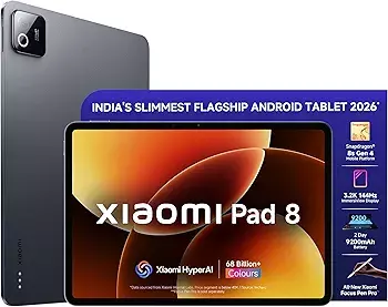 XIAOMI Pad 8 | Flagship Snapdragon 8s Gen 4 |11.2" 3.2K ImmersiView Display | 8GB, 128GB 