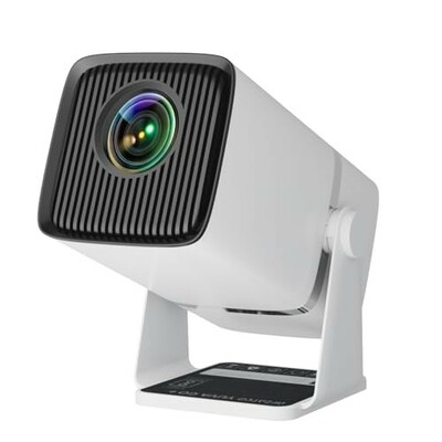 WZATCO Yuva Go Plus, 1080P Native Projector 4K Ultra HD, White