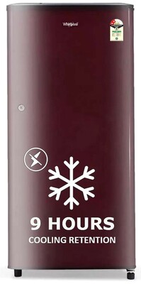 Whirlpool 184 L 2 Star Direct-Cool Single Door Refrigerator (205 WDE CLS 2S SHERRY WINE-Z, Red)