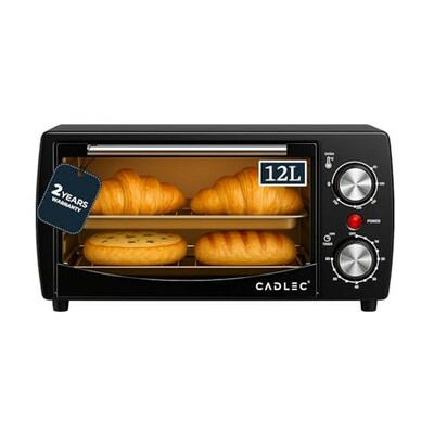 Cadlec Cruise Pro 12L Multi-Function OTG for Kitchen, 1000W Oven Toaster Griller