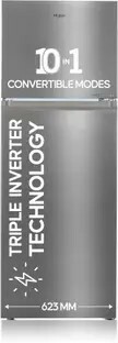 Haier 328 L Frost Free Double Door 3 Star Convertible Refrigerator