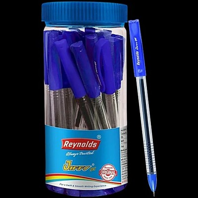 Reynolds Jiffy Gel Pen - Blue, 25 pcs (location specific)