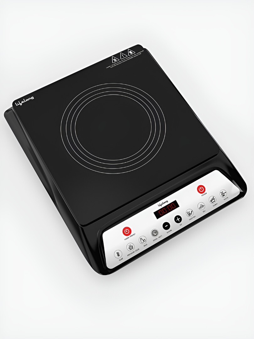 Lifelong Black LLIC101 Induction Cooktop 1800W - Induction Cooktop for Unisex 29397684