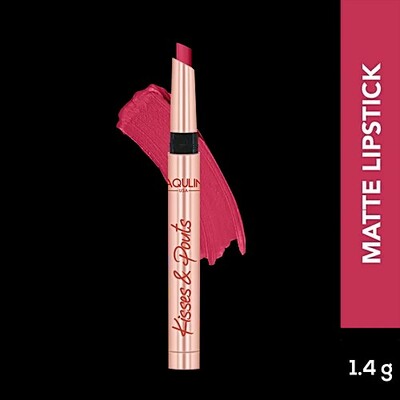 Jaquline USA Kisses & Pouts Transfer Proof Matte Lipstick, 1.4 g Candy Kiss (locaion specific)