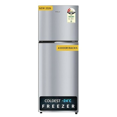 Whirlpool 235 L 2 Star Frost-free inverter Double Door Refrigerator (NEO SP278 PRM LUNAR STEEL(2S, 2026 Model)-Y, 2026 Model)