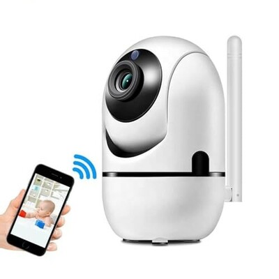 IBS WiFi CCTV Security Camera from | Mobile App | Two Way Talk | Night Vision | Cloud & SD Card Recording (DSC-93)