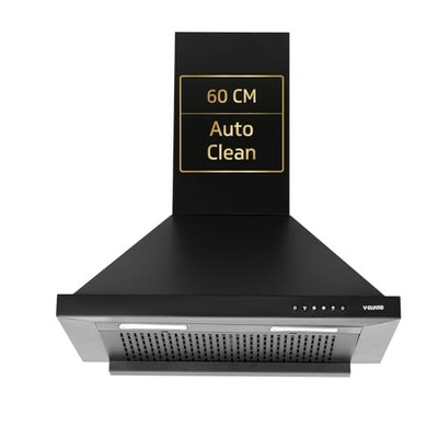 V-Guard P10 60 cm Chimney for Kitchen | 1200 m³/h High Suction Power 