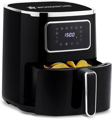 Wonderchef Platinum Air Fryer| Digital| Rapid Air Technology| Temperature and Time Control| Digital Interface| 5 Liters| 2 Year Warranty