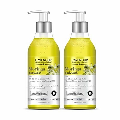 L'avenour Moringa Body Wash - 300ml (Pack of 2) [40% discount coupon]