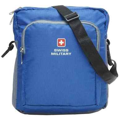 [ Best price- ₹659] Swiss Military 4L Stardust Utility Sling Bag - Blue