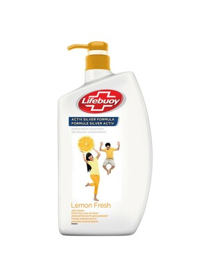 Lifebuoy Lemon Fresh Anti Bacterial Body Wash 1 L