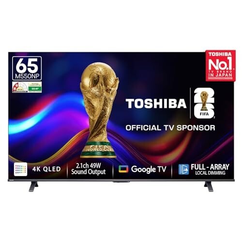 Toshiba 164 cm (65 Inches) 4K Ultra HD Smart QLED Google TV
