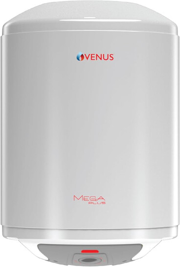 Venus MegaPlus 15 ltr Storage Geyser | Advanced Multi-Layered Safety | Porcelain Enamel Tank | 4-Star Rated | ISI | High-Rise Compatible | Hard Water Ready 15 ltr Water heater | Triple Safety | 8 BAR 