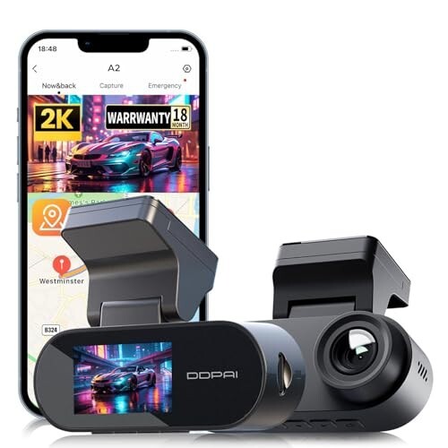 DDPAI Dash Cam for Car with Screen [2026 Edition] 2K QHD Front Camera (₹500 Discount Coupon)