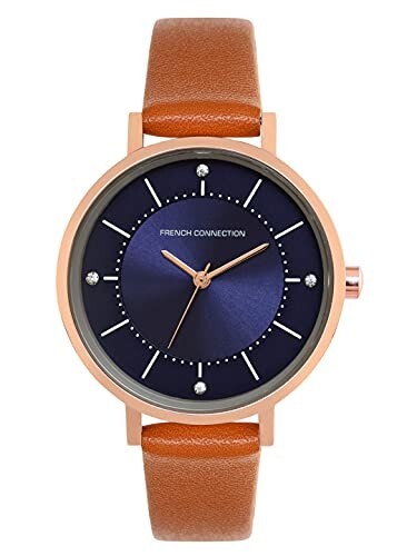 French Connection Analog Women's Watch (Dial Colored Strap)