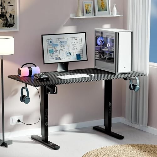 ARTIKEL Artidesk Eco Electric Height Adjustable Table (Black, 120x60 CM)