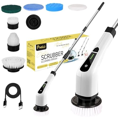 Pivalo 7in1 Cordless Electric Spin Scrubber 