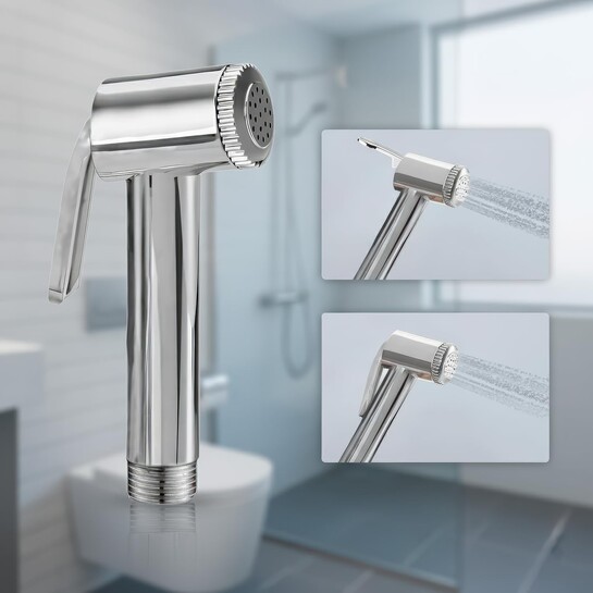 Amazon Basics Health Faucet Gun Only – Premium Jet Spray for Toilet | Durable Bathroom Bidet Spray Head Pack of 1